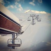 vue sur les pistes