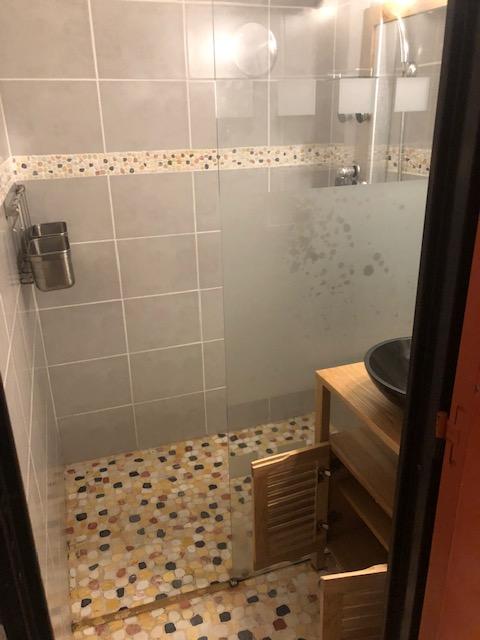 la salle d'eau avec douche à l'italienne