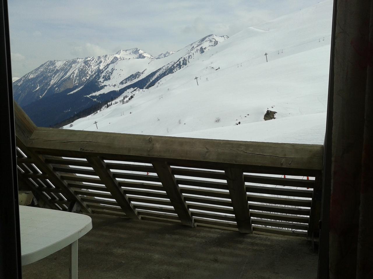 vue du balcon  appartement 8 places